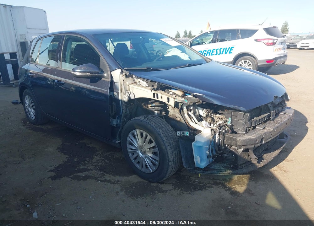 2012 VOLKSWAGEN GOLF 2.5L 4-DOOR VIN: WVWDB7AJ1CW341520