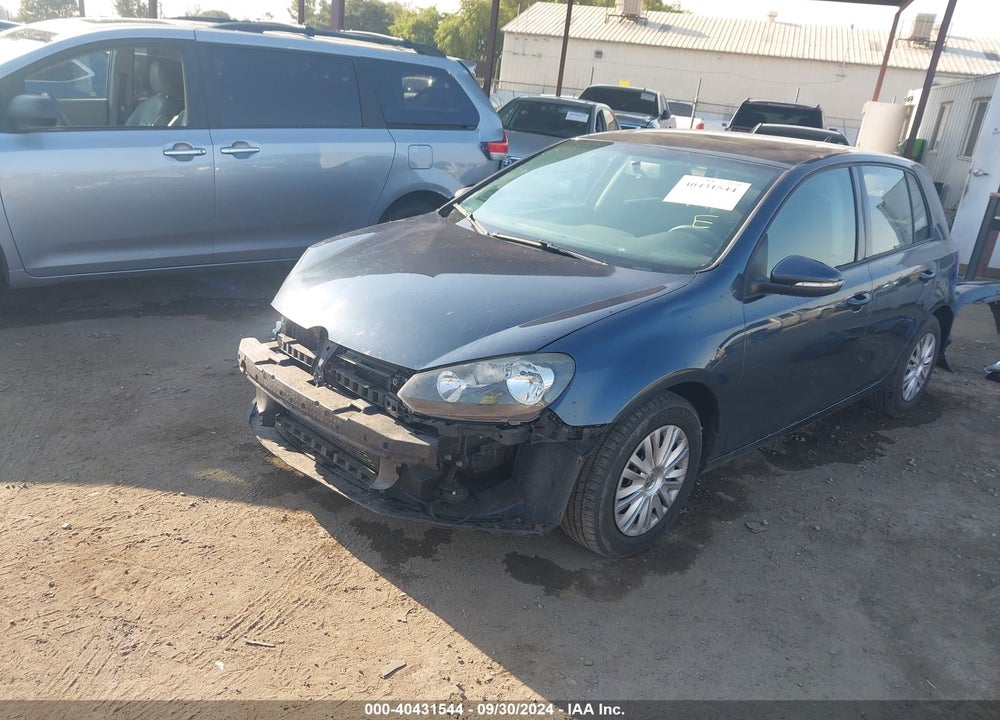 2012 VOLKSWAGEN GOLF 2.5L 4-DOOR VIN: WVWDB7AJ1CW341520