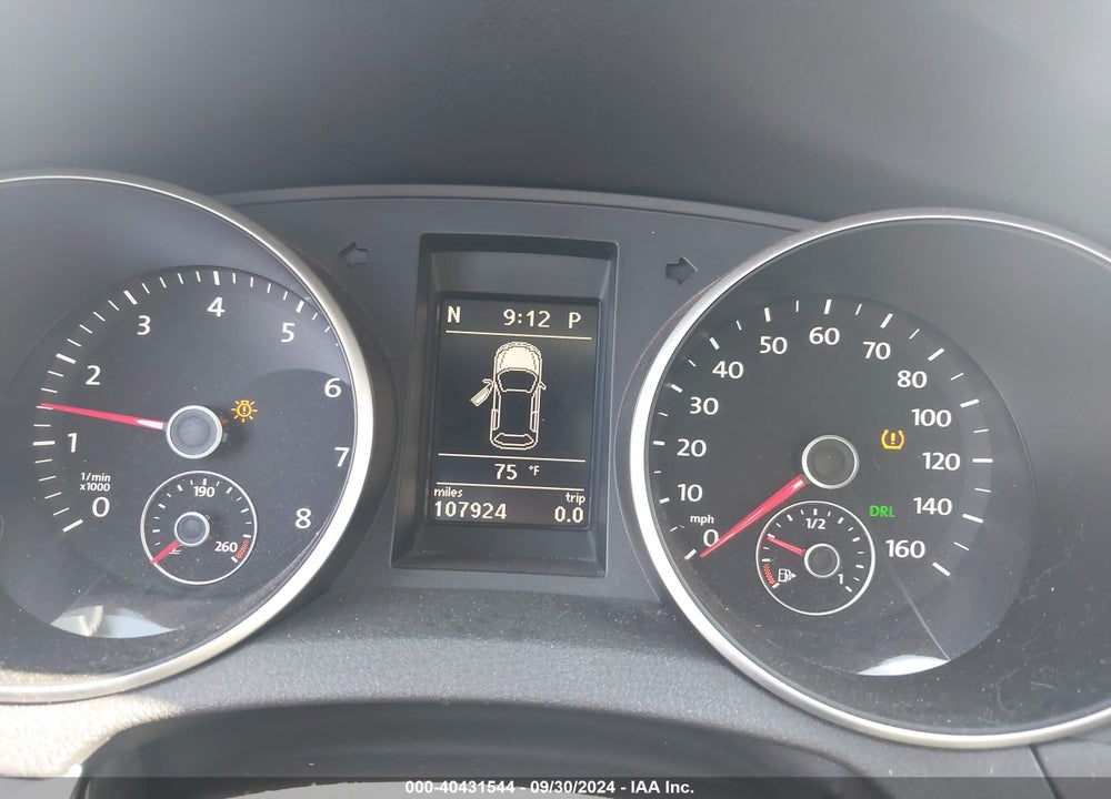 2012 VOLKSWAGEN GOLF 2.5L 4-DOOR VIN: WVWDB7AJ1CW341520