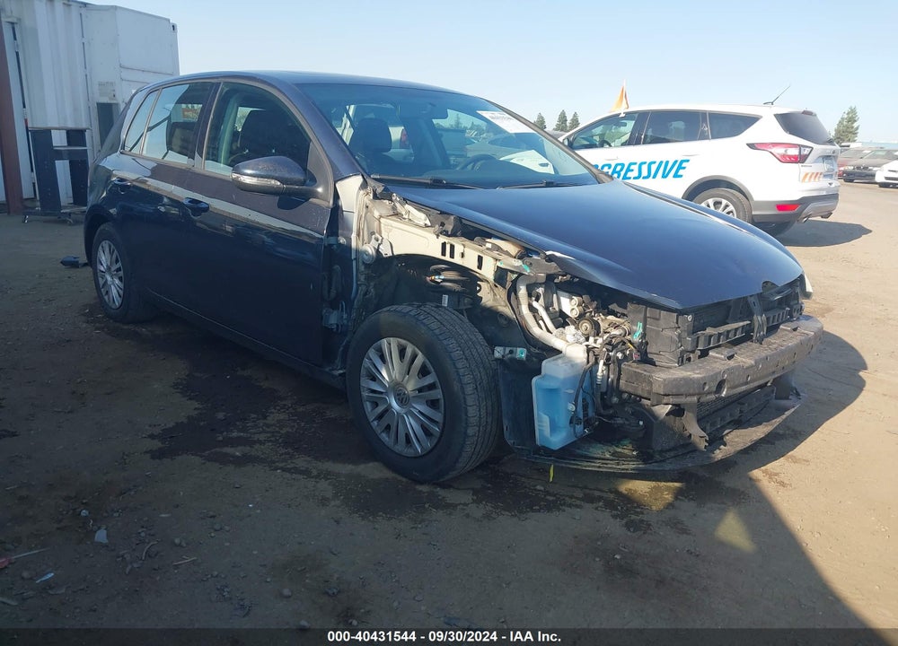 2012 VOLKSWAGEN GOLF 2.5L 4-DOOR VIN: WVWDB7AJ1CW341520