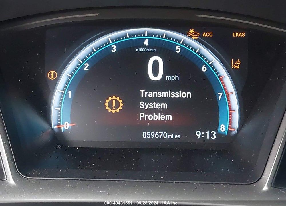 2019 HONDA CIVIC EX VIN: 19XFC1F38KE211451