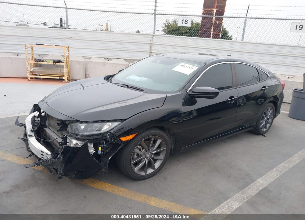 2019 HONDA CIVIC EX VIN: 19XFC1F38KE211451
