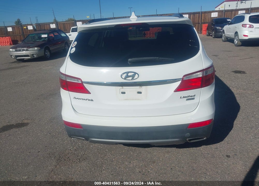 2013 HYUNDAI SANTA FE LIMITED VIN: KM8SRDHF5DU004893