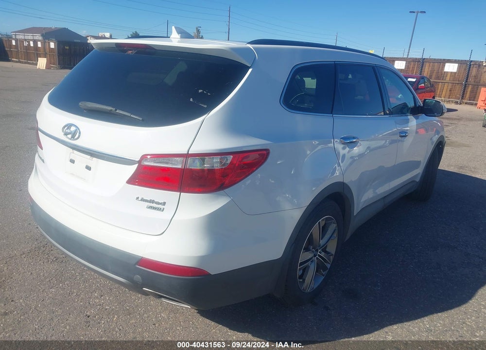 2013 HYUNDAI SANTA FE LIMITED VIN: KM8SRDHF5DU004893
