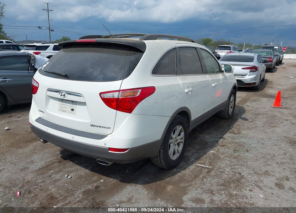 2011 HYUNDAI VERACRUZ GLS VIN: KM8NU4CC4BU140308