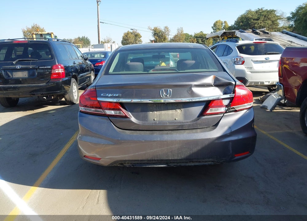 2015 HONDA CIVIC LX VIN: 19XFB2F5XFE256309