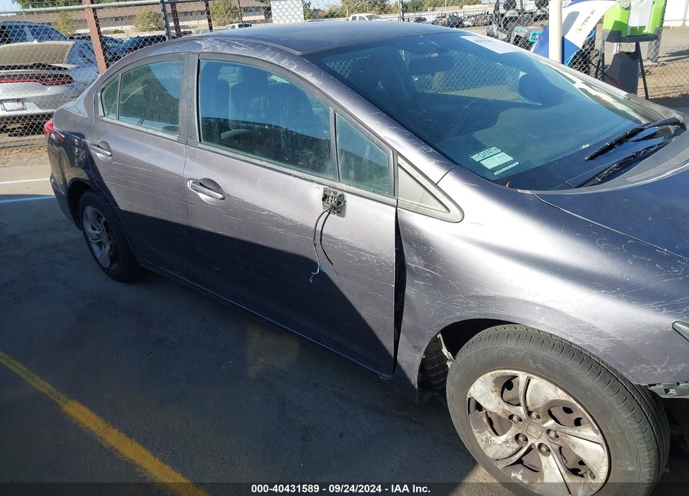 2015 HONDA CIVIC LX VIN: 19XFB2F5XFE256309
