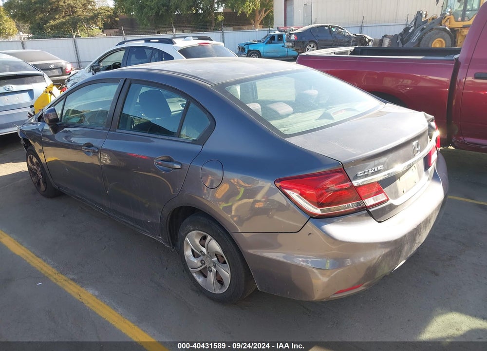 2015 HONDA CIVIC LX VIN: 19XFB2F5XFE256309