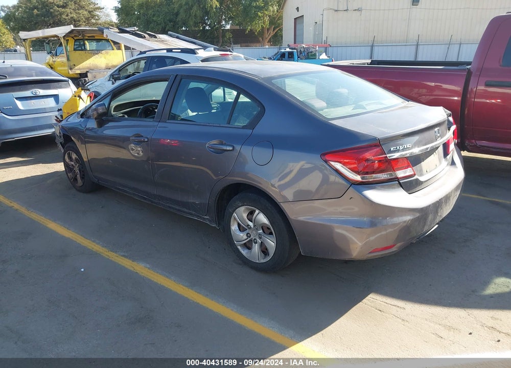 2015 HONDA CIVIC LX VIN: 19XFB2F5XFE256309