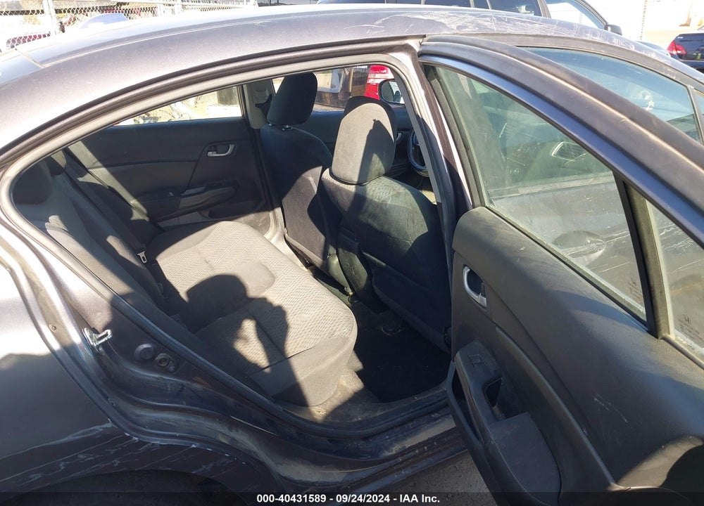 2015 HONDA CIVIC LX VIN: 19XFB2F5XFE256309