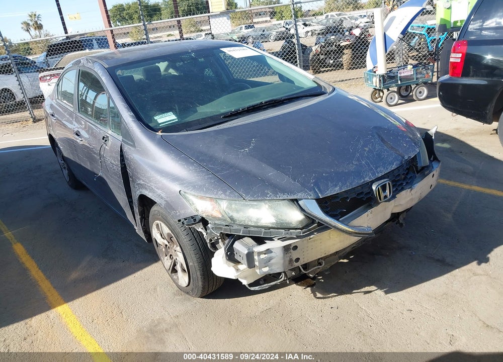2015 HONDA CIVIC LX VIN: 19XFB2F5XFE256309