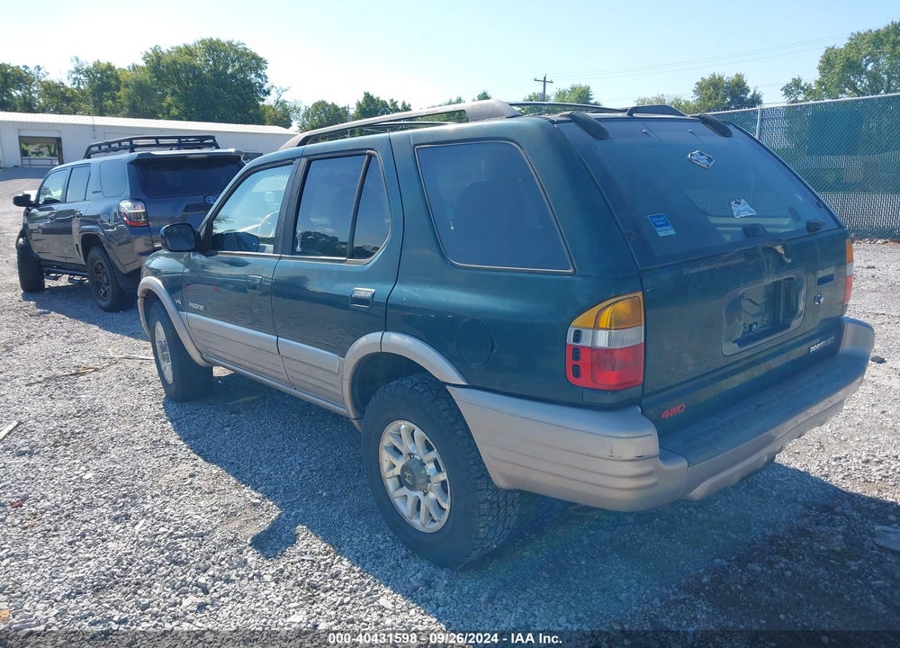 2000 HONDA PASSPORT EX/LX VIN: 4S6DM58W5Y4411090