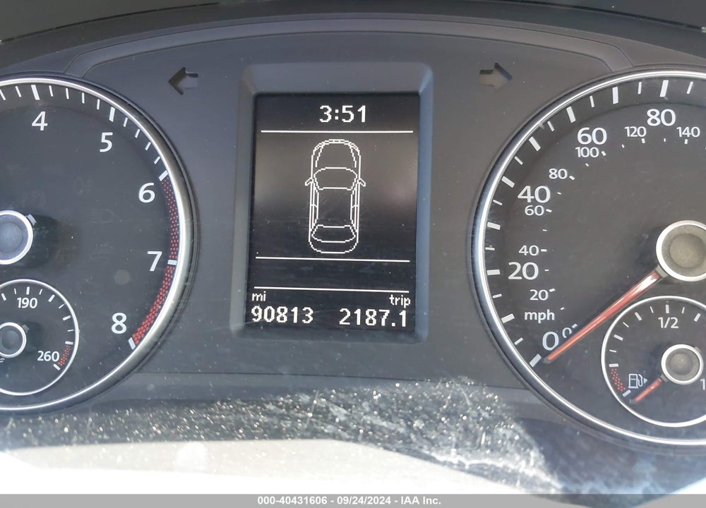 2014 VOLKSWAGEN PASSAT 1.8T SE VIN: 1VWBT7A38EC081401