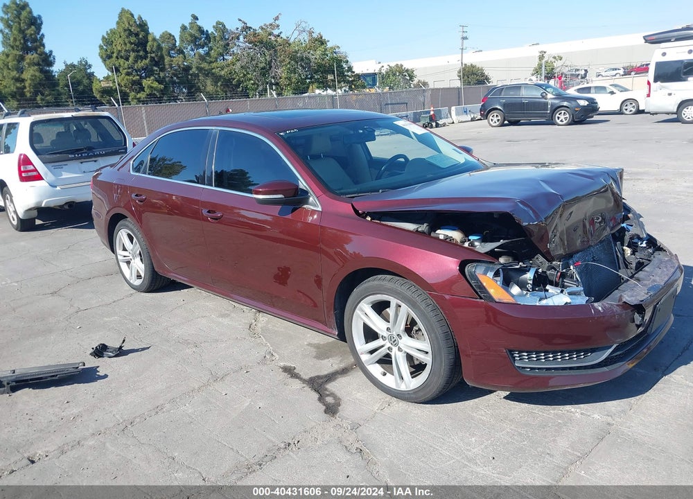 2014 VOLKSWAGEN PASSAT 1.8T SE VIN: 1VWBT7A38EC081401