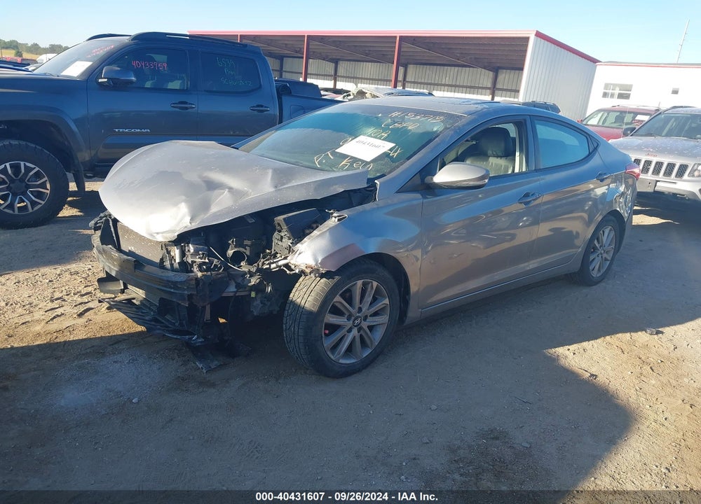 2011 HYUNDAI ELANTRA LIMITED (ULSAN PLANT) VIN: KMHDH4AE6BU107511