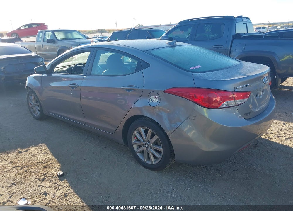 2011 HYUNDAI ELANTRA LIMITED (ULSAN PLANT) VIN: KMHDH4AE6BU107511