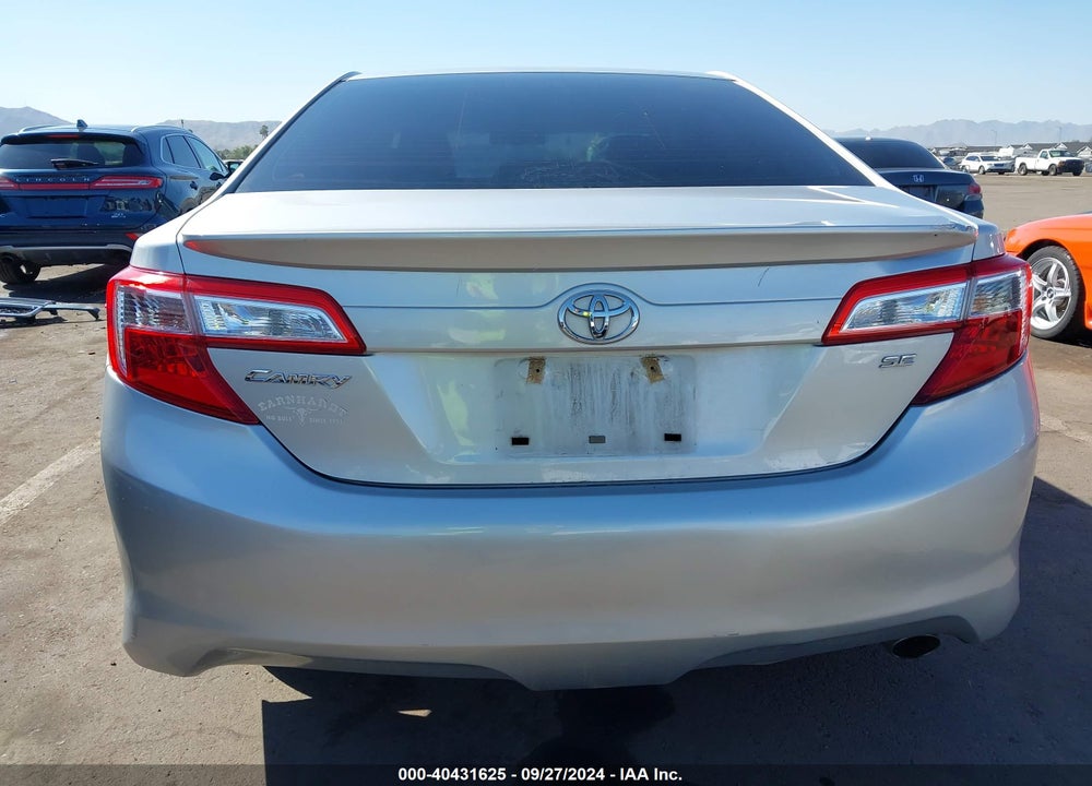 2013 TOYOTA CAMRY SE VIN: 4T1BF1FK9DU677886