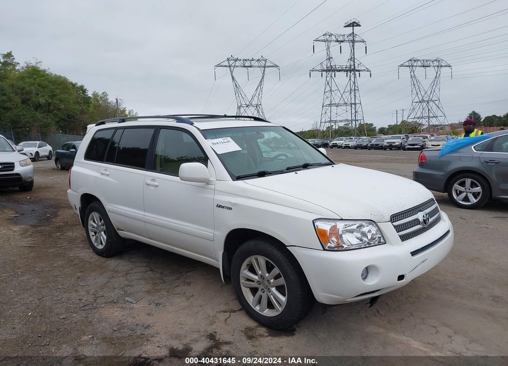 2006 TOYOTA HIGHLANDER HYBRID LIMITED V6 VIN: JTEEW21A660015775