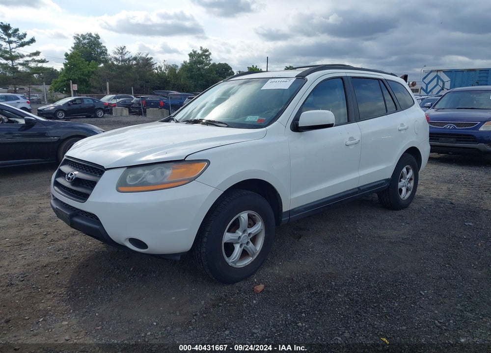 2008 HYUNDAI SANTA FE GLS VIN: 5NMSG73D68H196310