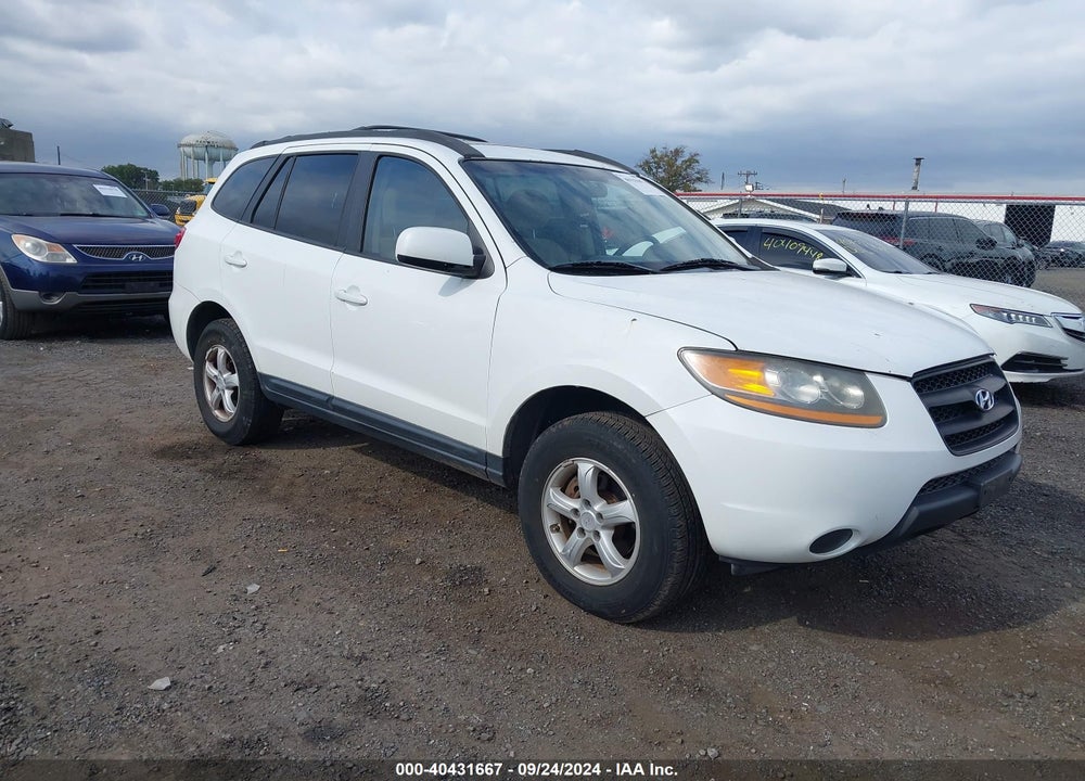 2008 HYUNDAI SANTA FE GLS VIN: 5NMSG73D68H196310