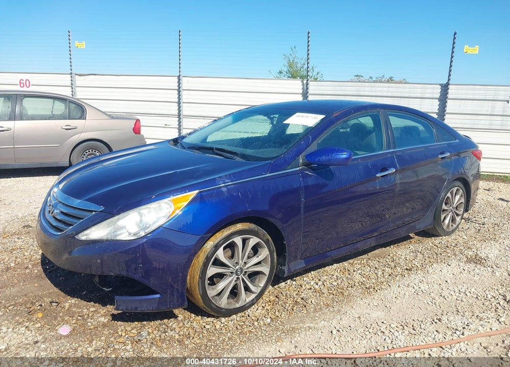 2014 HYUNDAI SONATA SE VIN: 5NPEC4AC4EH870342