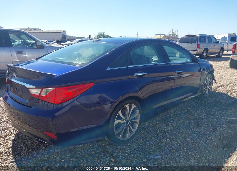 2014 HYUNDAI SONATA SE VIN: 5NPEC4AC4EH870342