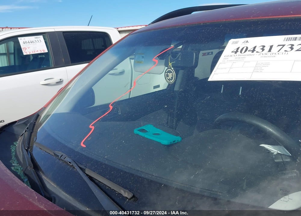 2009 SUBARU FORESTER 2.5X VIN: JF2SH63699H764224