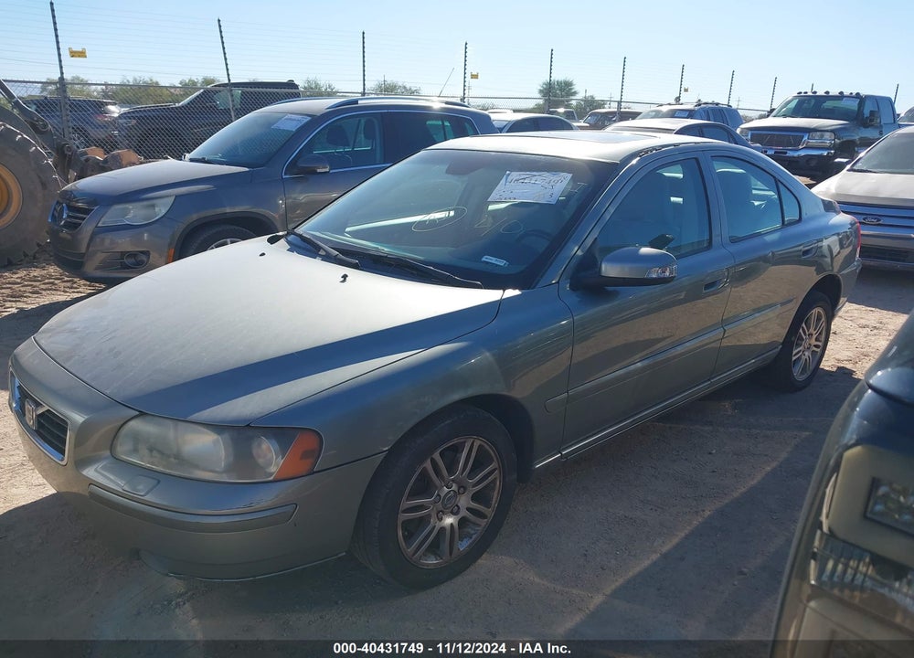 2007 VOLVO S60 2.5T VIN: YV1RH592772630754