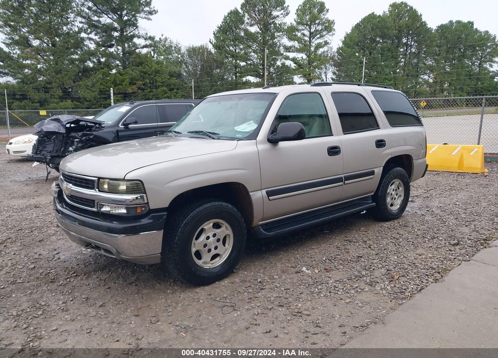 2005 CHEVROLET TAHOE LS VIN: 1GNEK13T05R108821