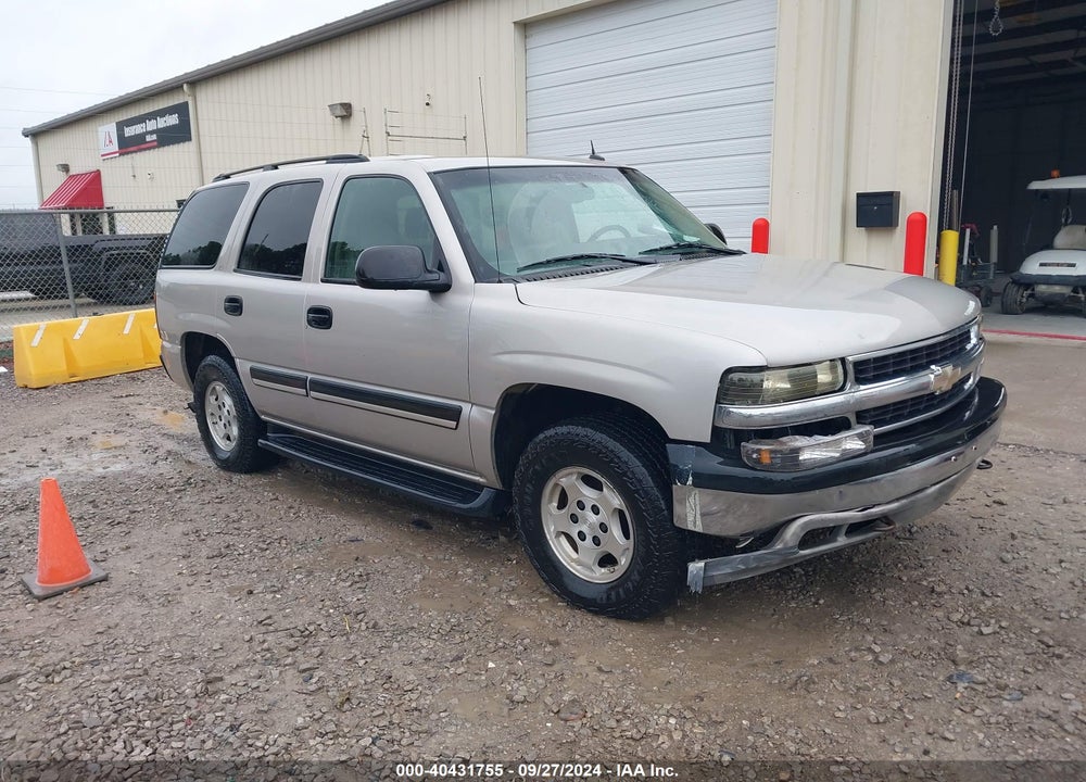 2005 CHEVROLET TAHOE LS VIN: 1GNEK13T05R108821