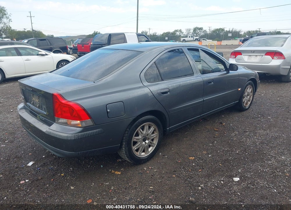 2004 VOLVO S60 2.4 VIN: YV1RS61T642337659