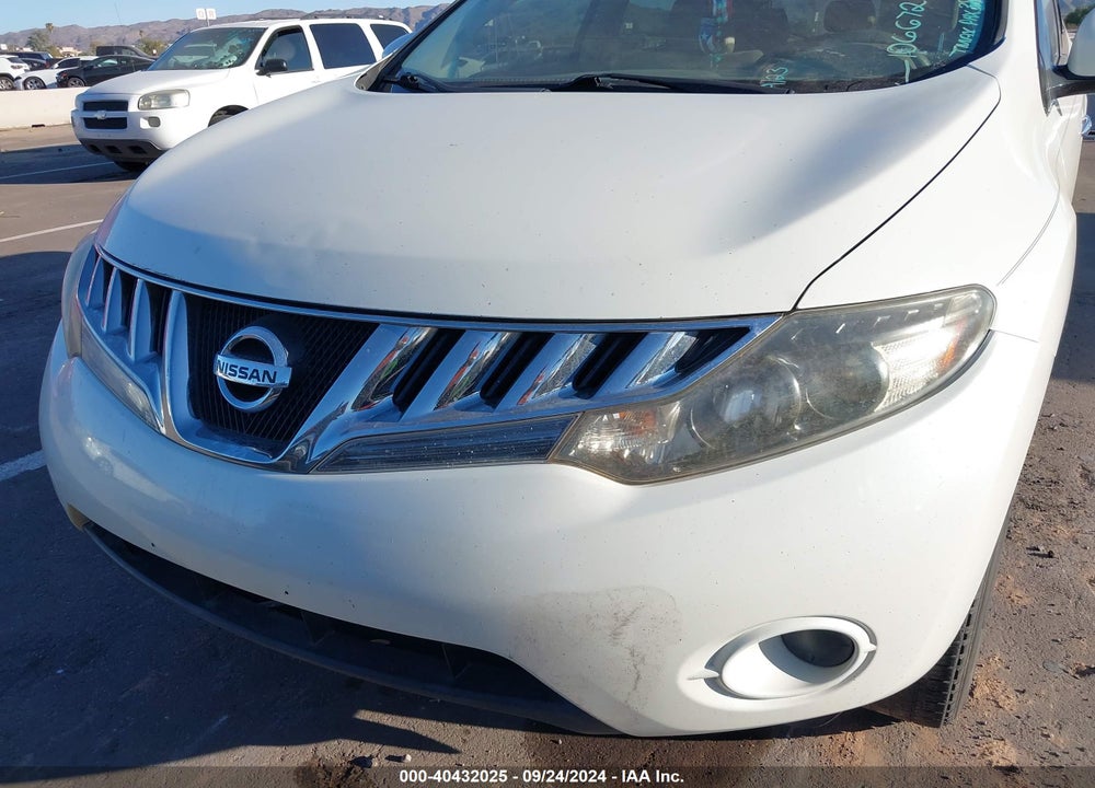 2009 NISSAN MURANO S VIN: JN8AZ18UX9W106672