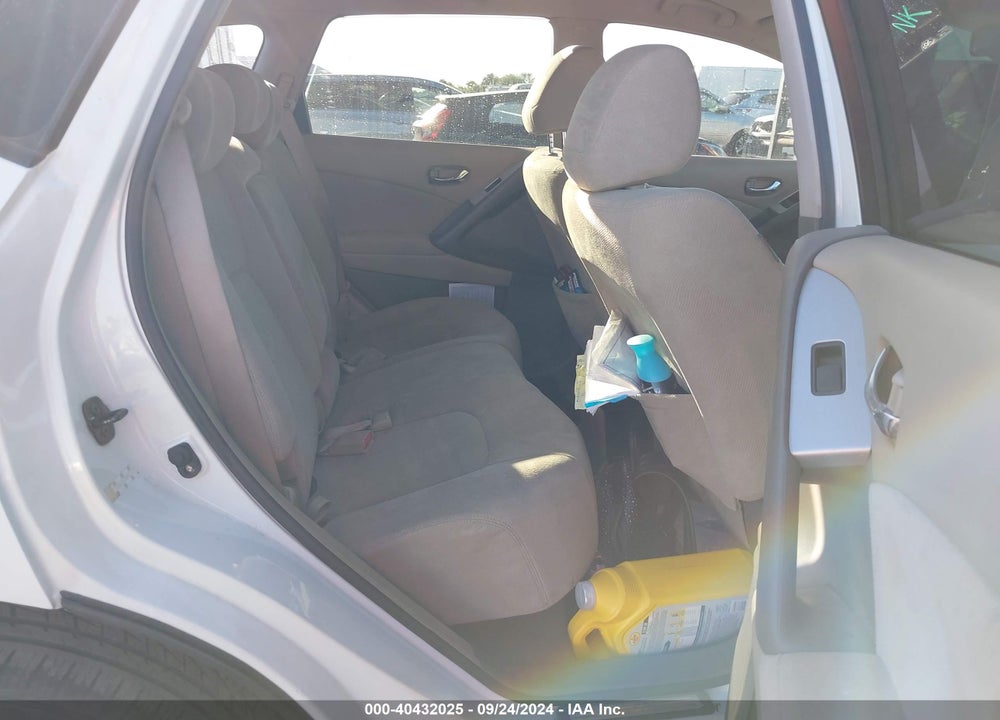 2009 NISSAN MURANO S VIN: JN8AZ18UX9W106672