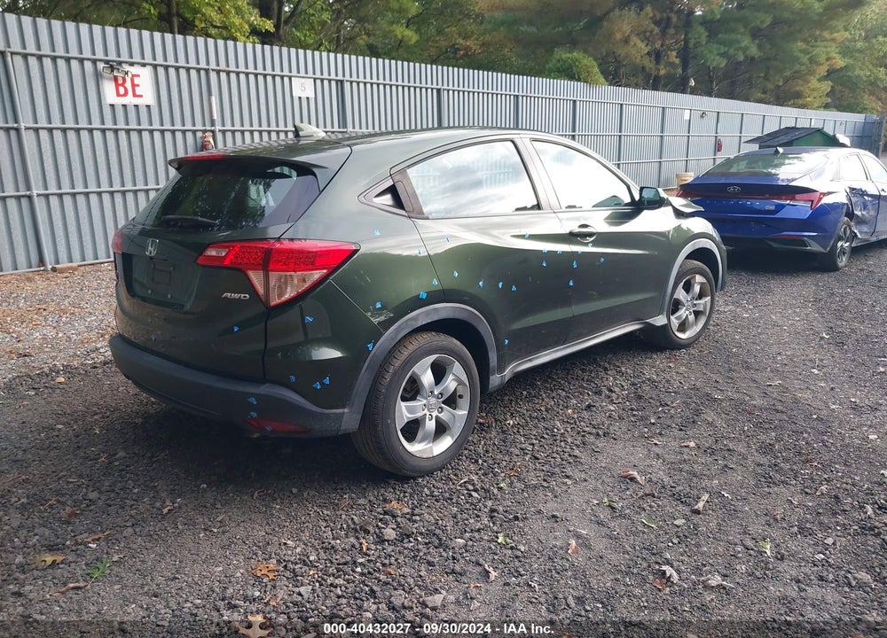 2016 HONDA HR-V LX VIN: 3CZRU6H31GM752269