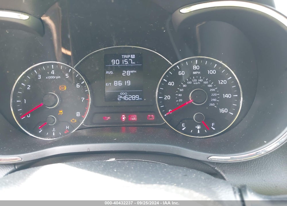 2016 KIA FORTE LX VIN: KNAFK4A68G5582261