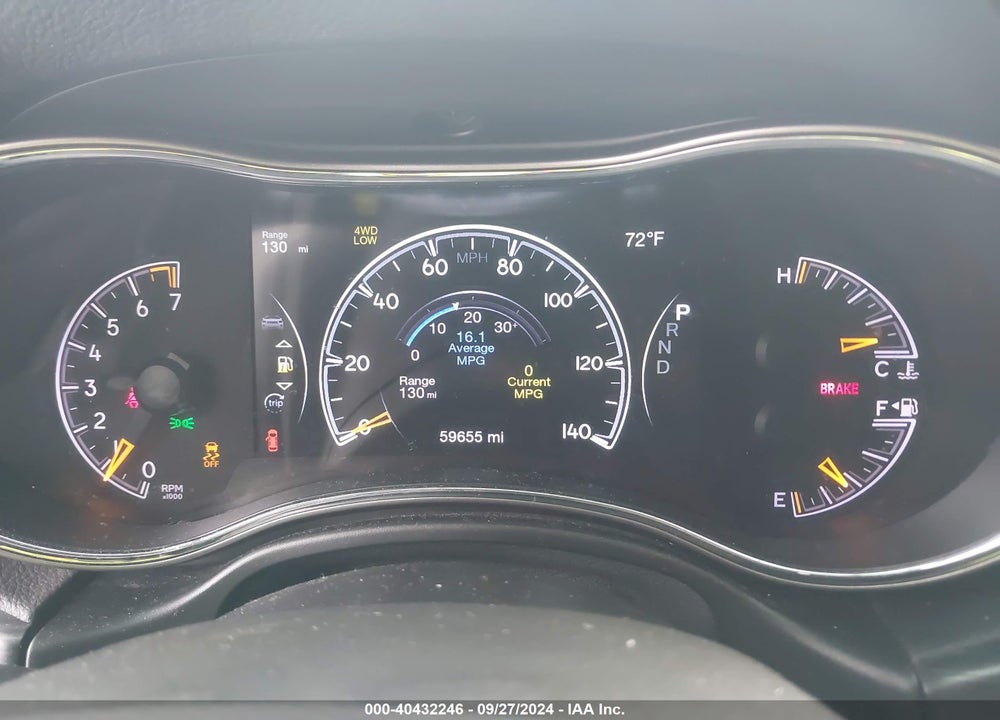 2019 JEEP GRAND CHEROKEE UPLAND 4X4 VIN: 1C4RJFAGXKC739851