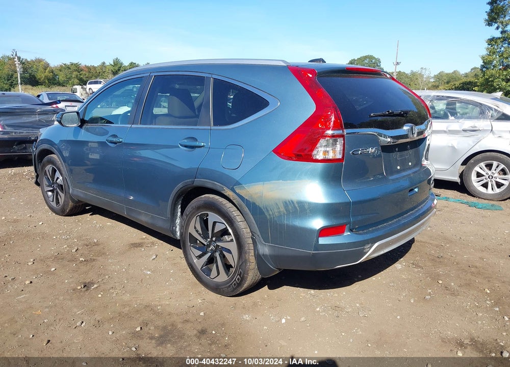 2015 HONDA CR-V TOURING VIN: 5J6RM3H99FL001939
