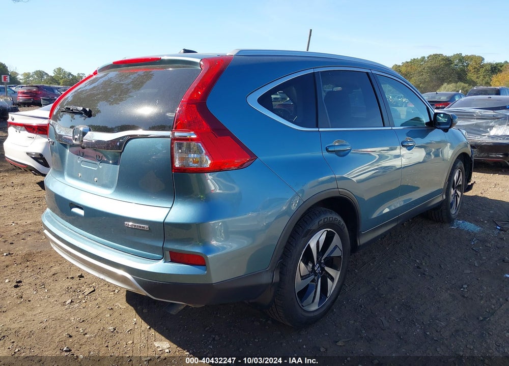 2015 HONDA CR-V TOURING VIN: 5J6RM3H99FL001939