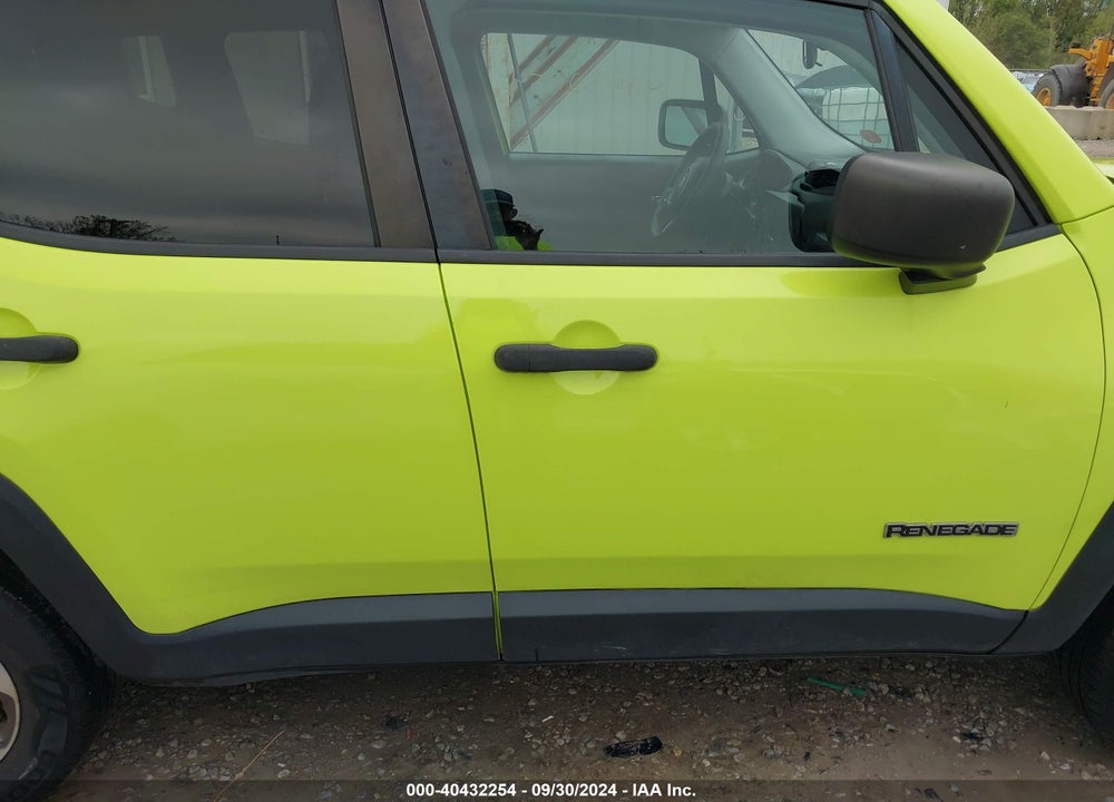 2017 JEEP RENEGADE SPORT 4X4 VIN: ZACCJBABXHPF07127