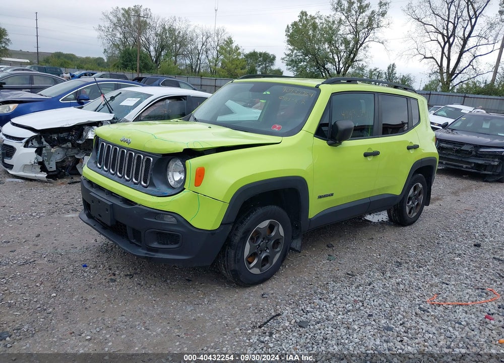 2017 JEEP RENEGADE SPORT 4X4 VIN: ZACCJBABXHPF07127