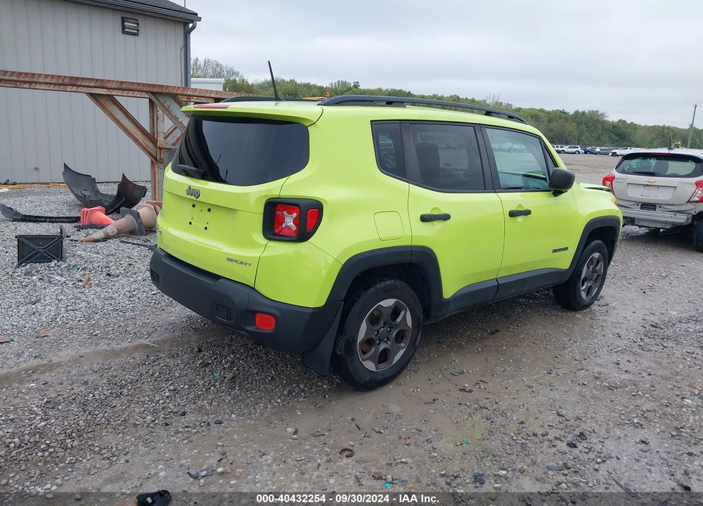 2017 JEEP RENEGADE SPORT 4X4 VIN: ZACCJBABXHPF07127