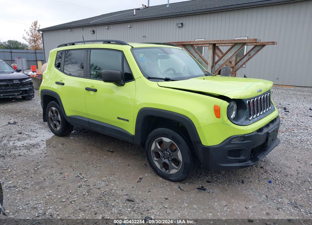 2017 JEEP RENEGADE SPORT 4X4 VIN: ZACCJBABXHPF07127