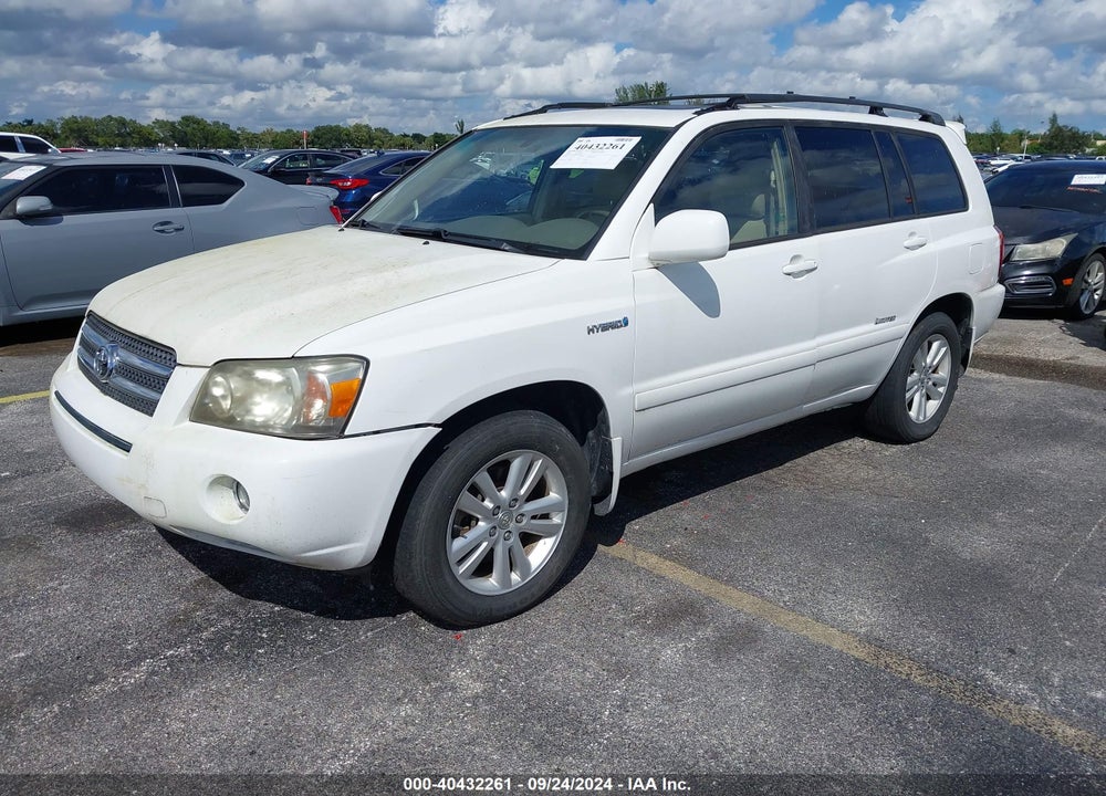 2006 TOYOTA HIGHLANDER HYBRID LIMITED V6 VIN: JTEEW21A860025045