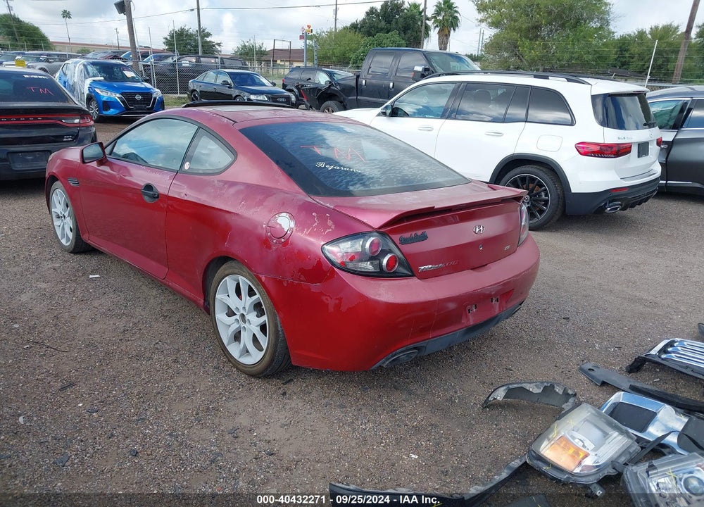 2008 HYUNDAI TIBURON GT/GT LIMITED/SE VIN: KMHHN66F68U276976