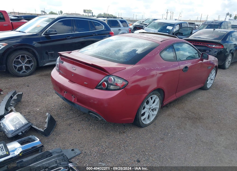 2008 HYUNDAI TIBURON GT/GT LIMITED/SE VIN: KMHHN66F68U276976