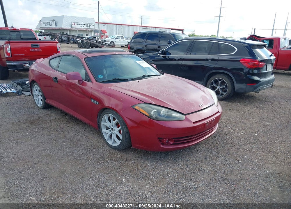 2008 HYUNDAI TIBURON GT/GT LIMITED/SE VIN: KMHHN66F68U276976