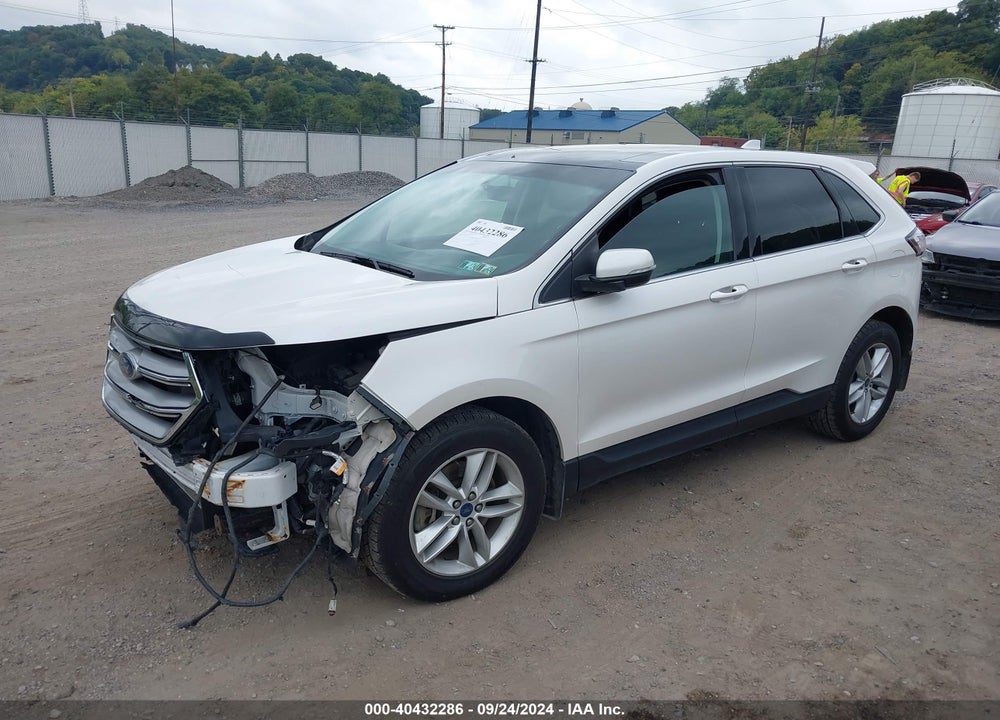 2015 FORD EDGE SEL VIN: 2FMTK4J8XFBB53667