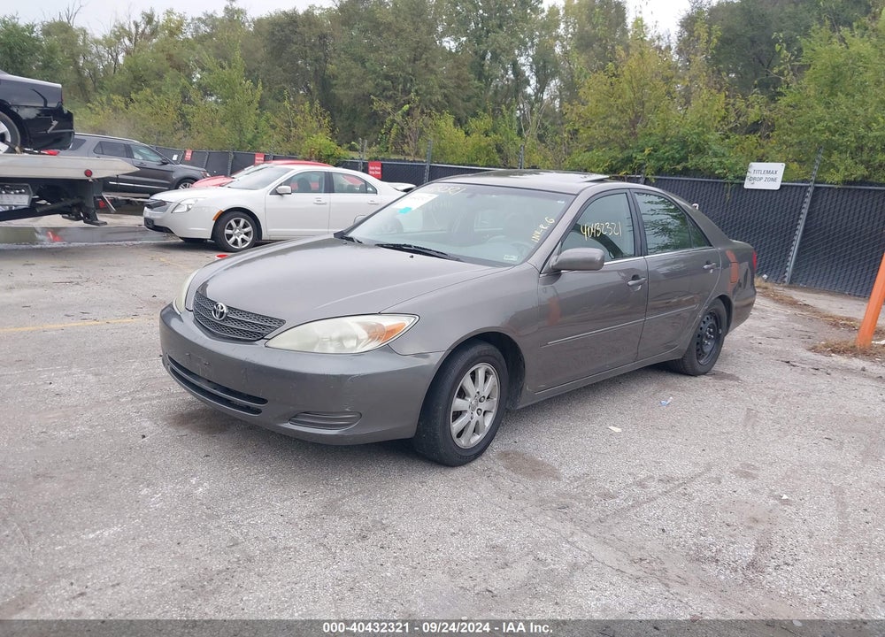 2002 TOYOTA CAMRY XLE V6 VIN: 4T1BF30K22U523957