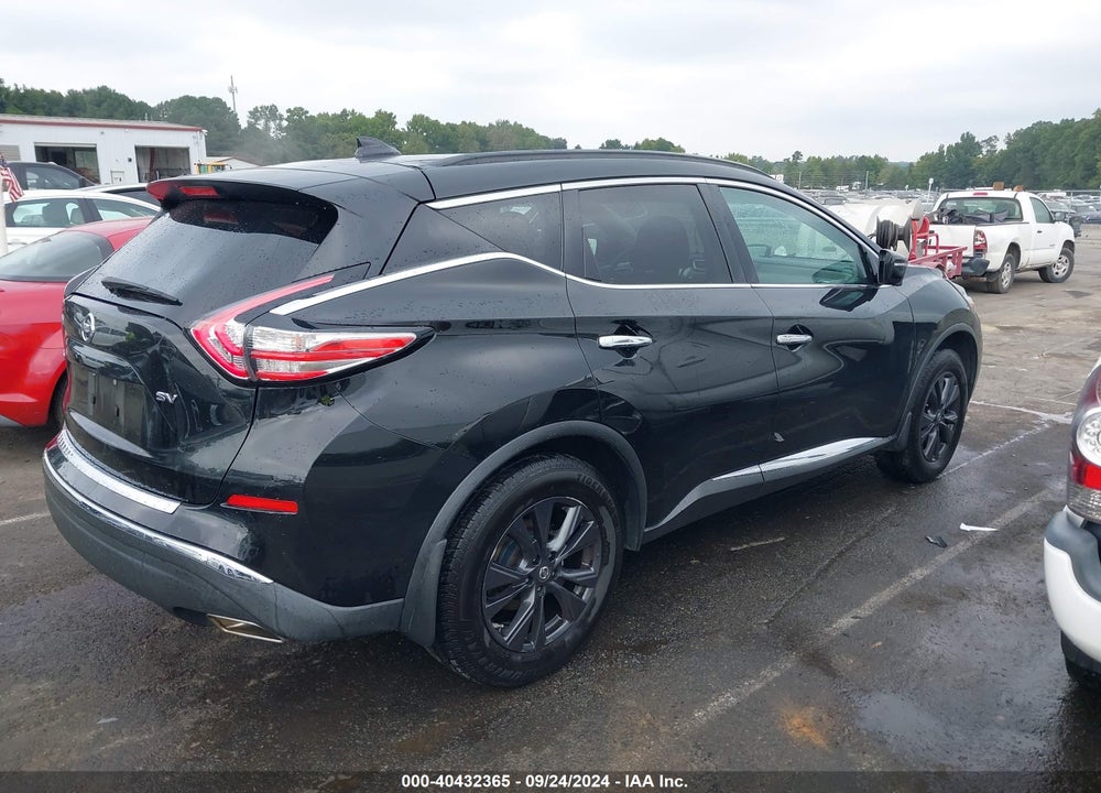 2018 NISSAN MURANO SV VIN: 5N1AZ2MG4JN120249
