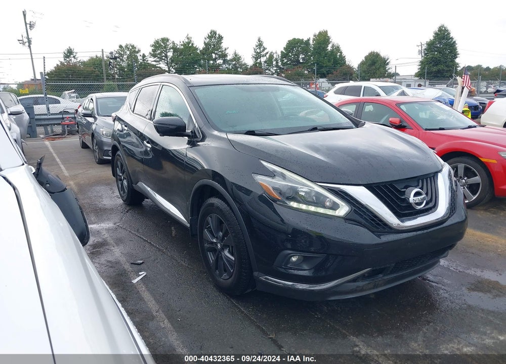 2018 NISSAN MURANO SV VIN: 5N1AZ2MG4JN120249